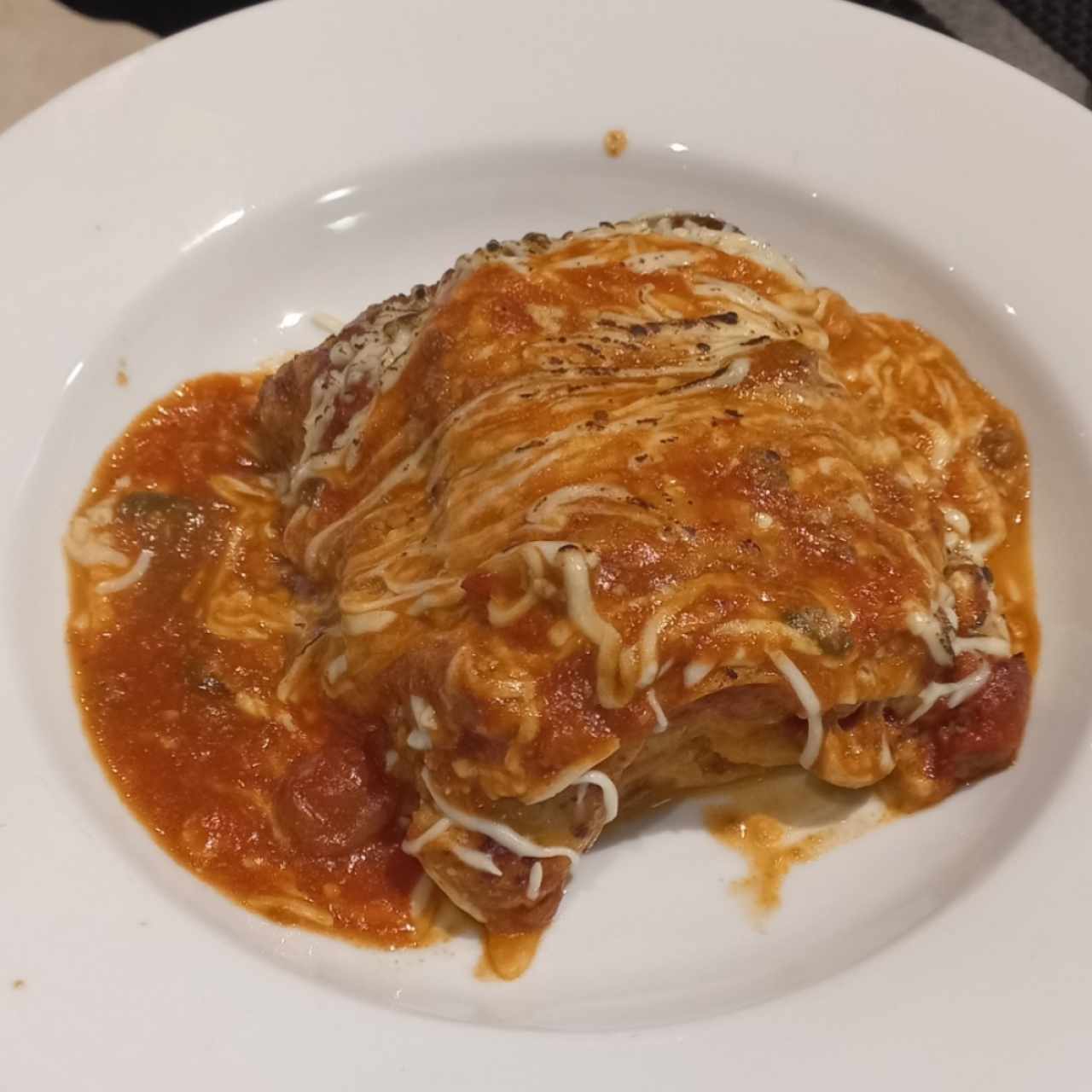 Lasagña de Carne Gratinada