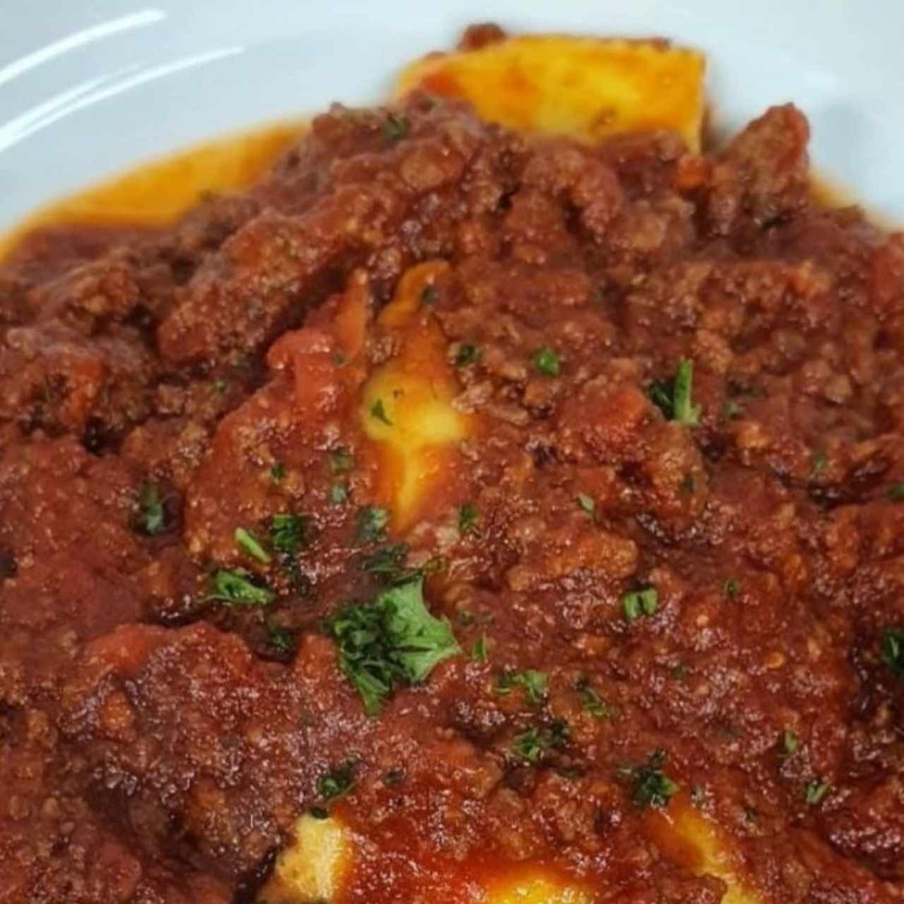 Ravioli a la Bolognesa