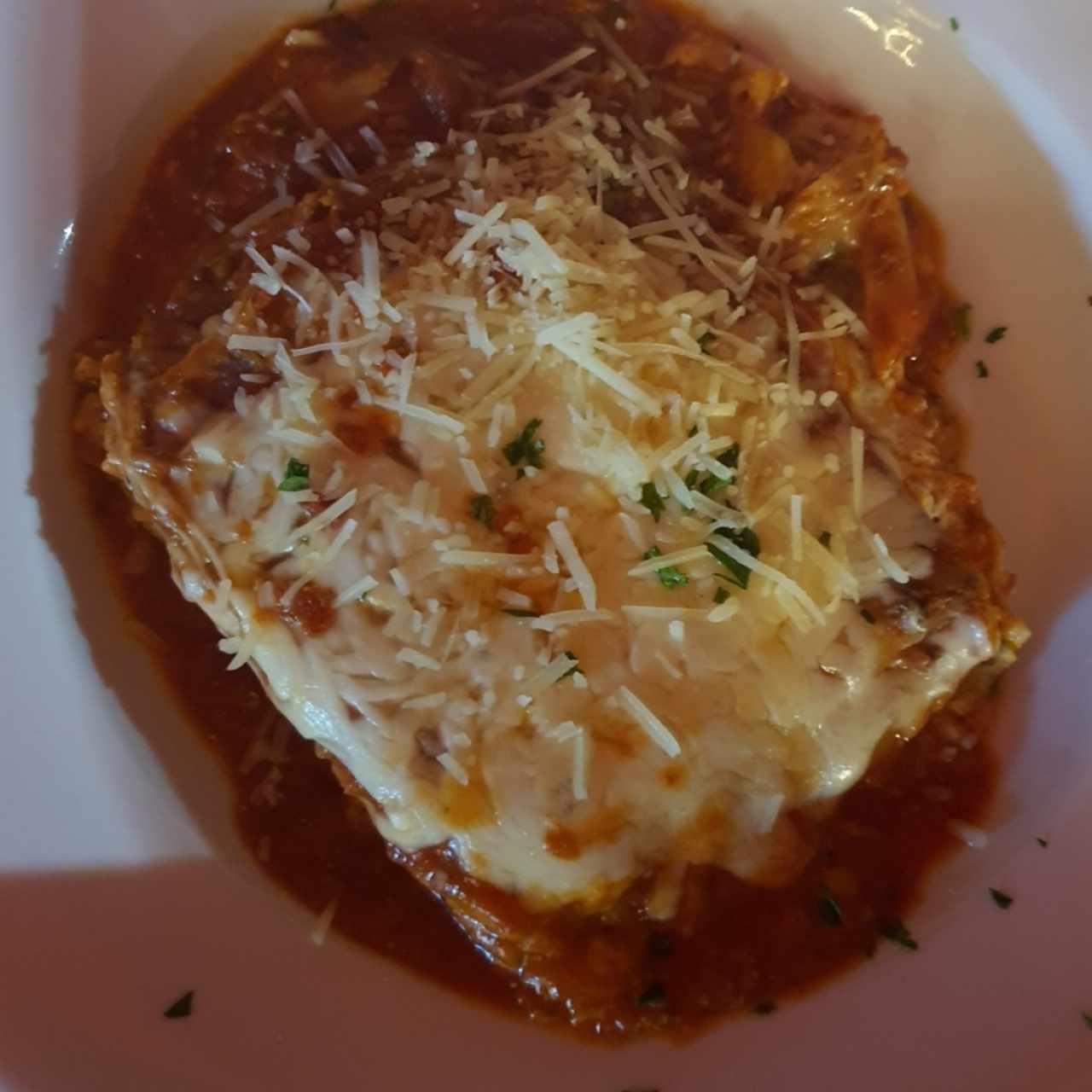 Lasagña de Carne Gratinada