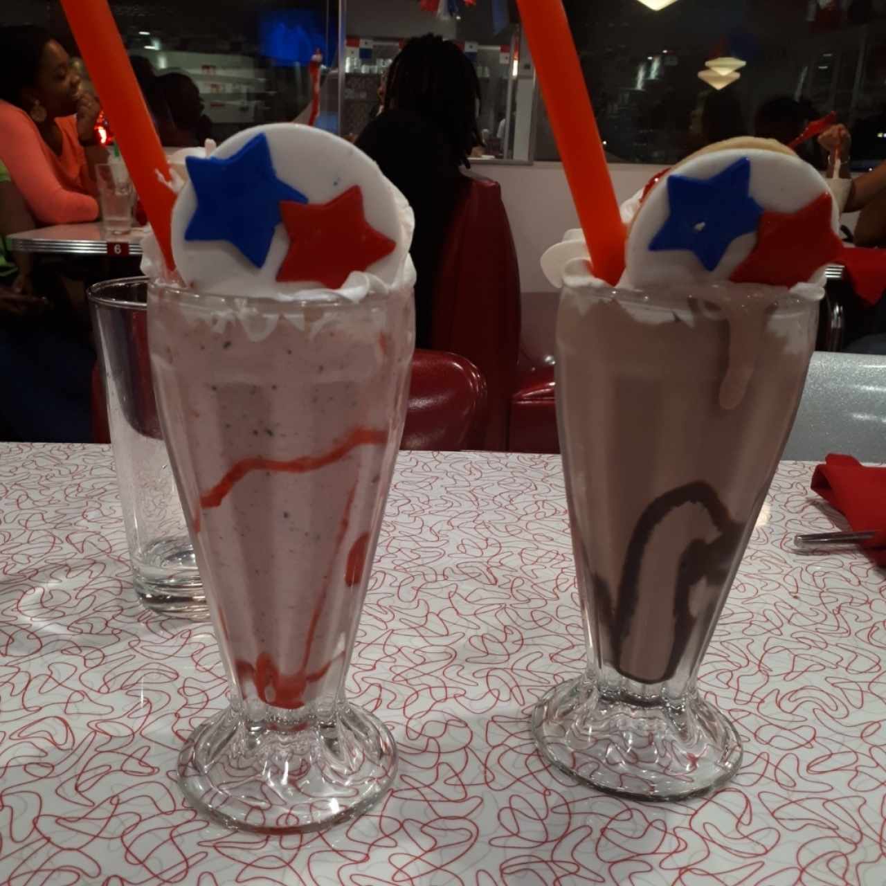 Batidos de fresa, oreo y de chocolate 