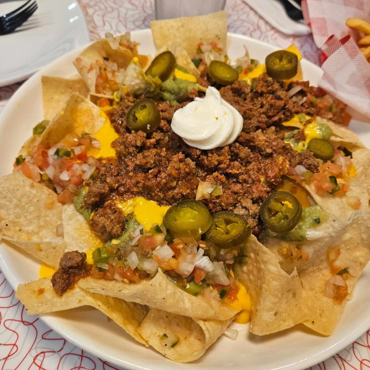 Nachos de Pollo y Carne