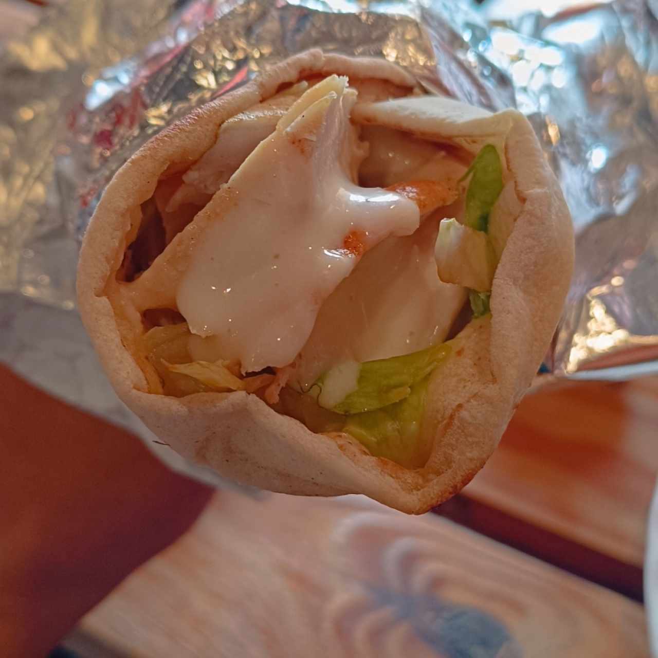 Platos Recomendados - Shawarma de Pollo