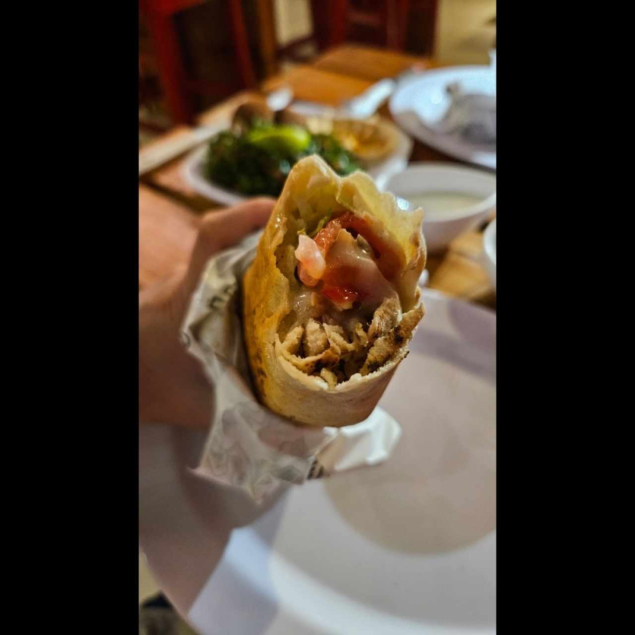 Platos Recomendados - Shawarma de Pollo