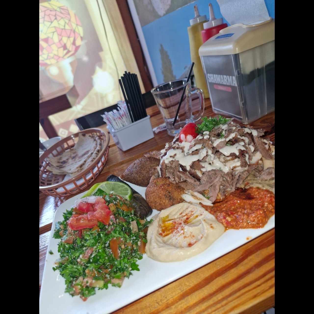 Bandeja Damasco para una Persona