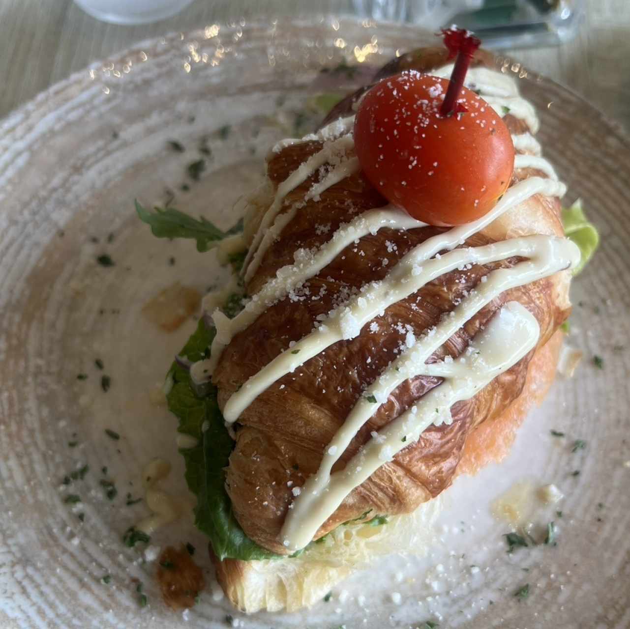 Croissant de salmón