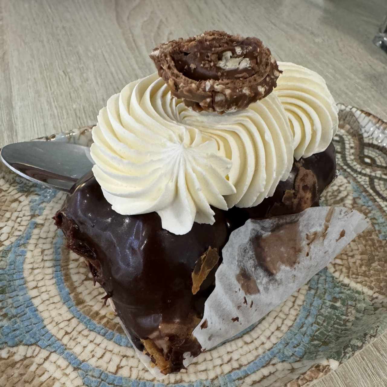 Profiterol de chocolate 