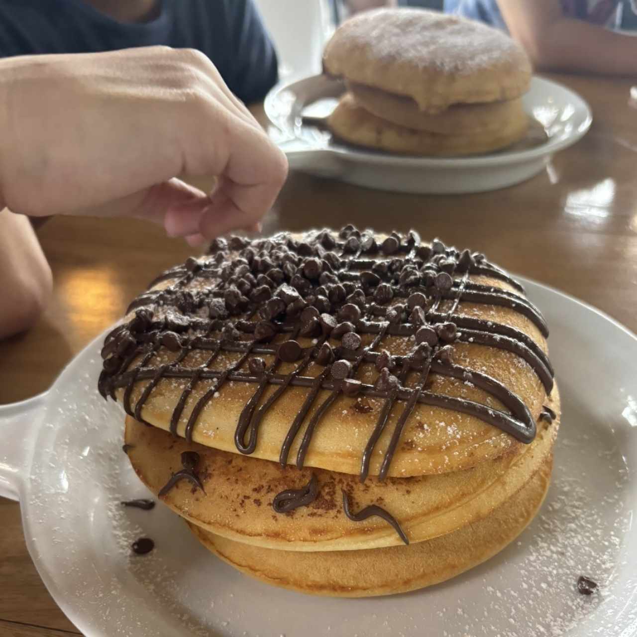 Pancakes de chocolate 