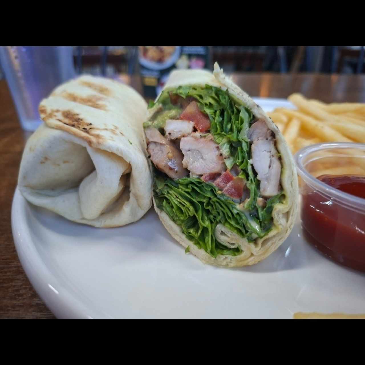 Wrap de Pollo a la Parrilla