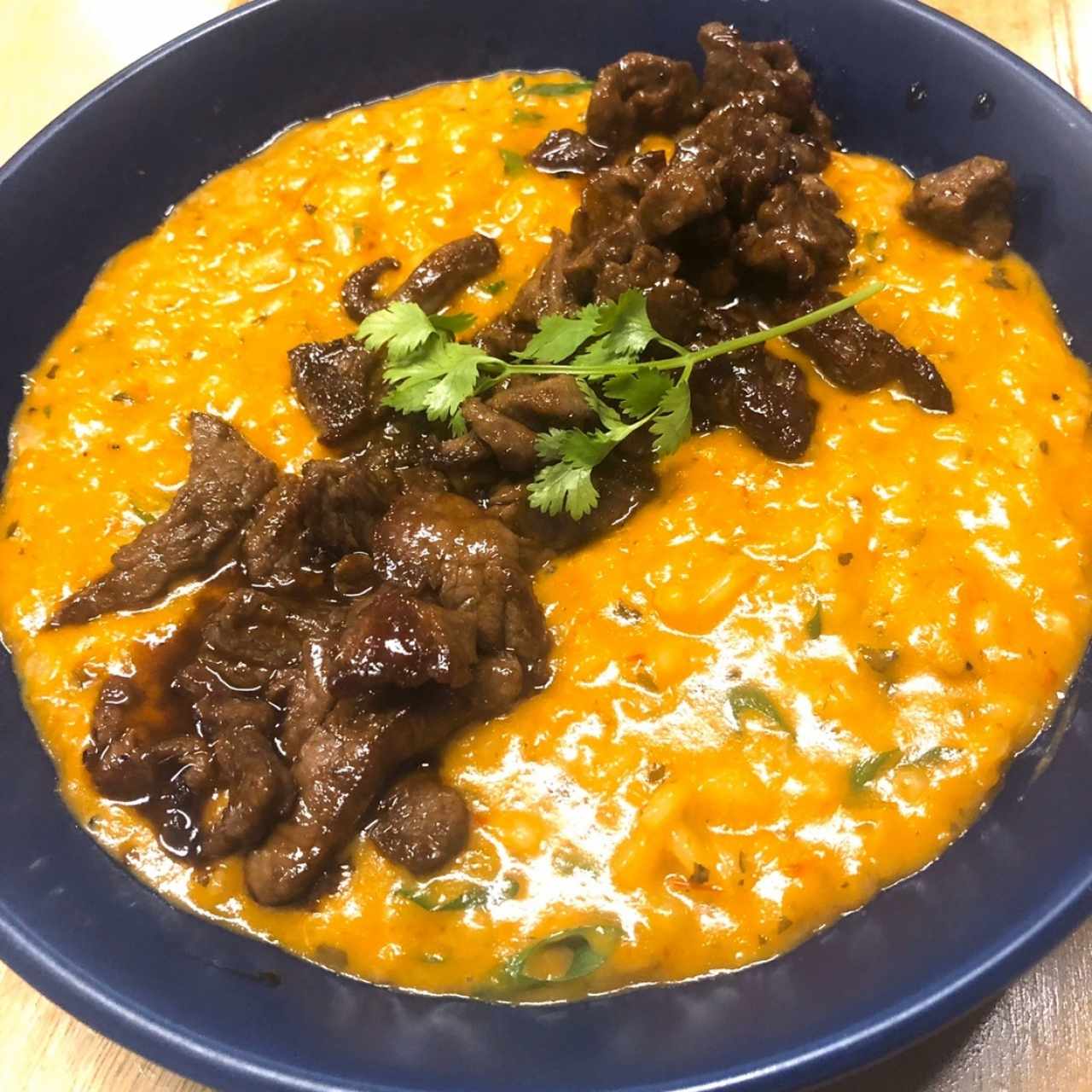 risoto de res