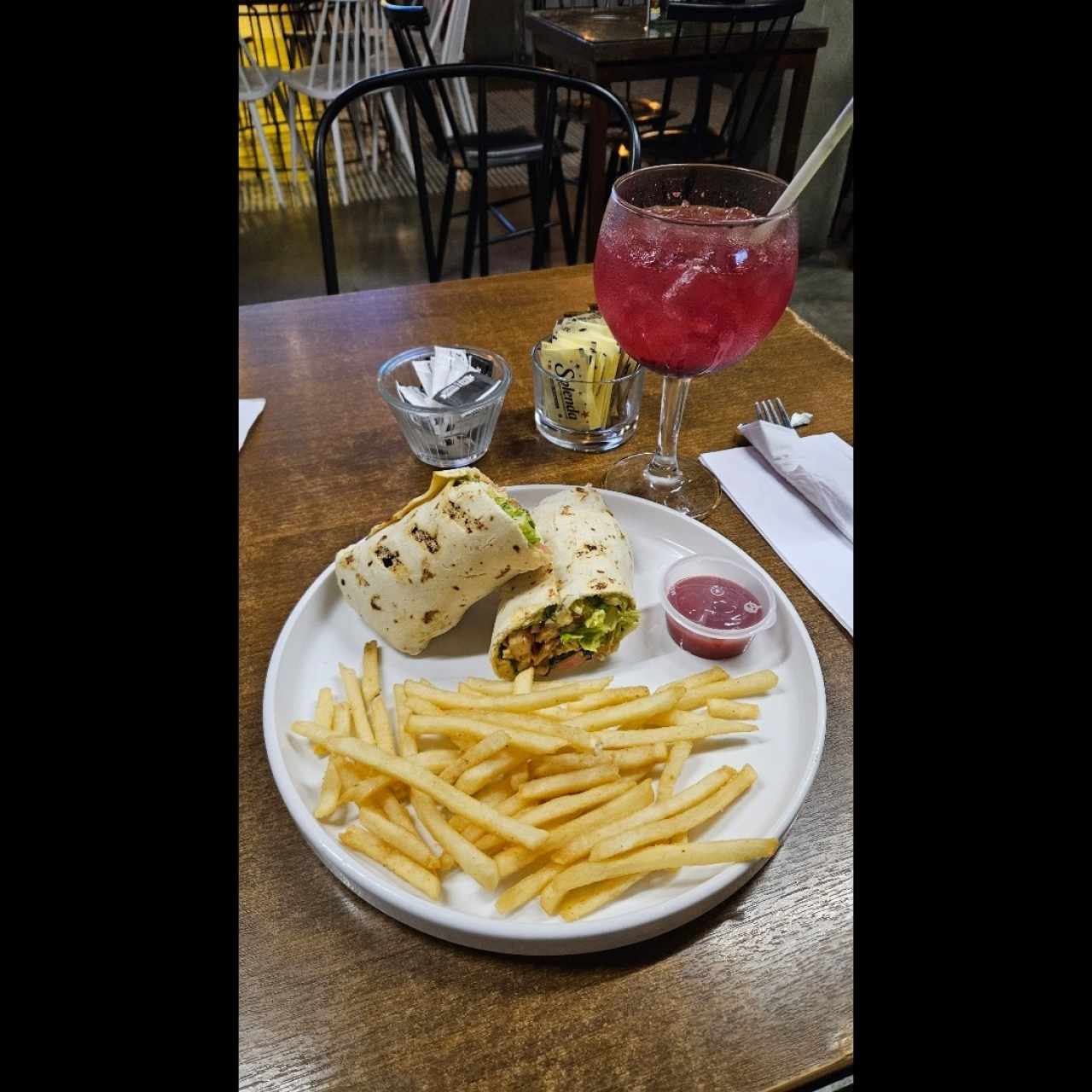 Wrap de Pollo a la Parrilla