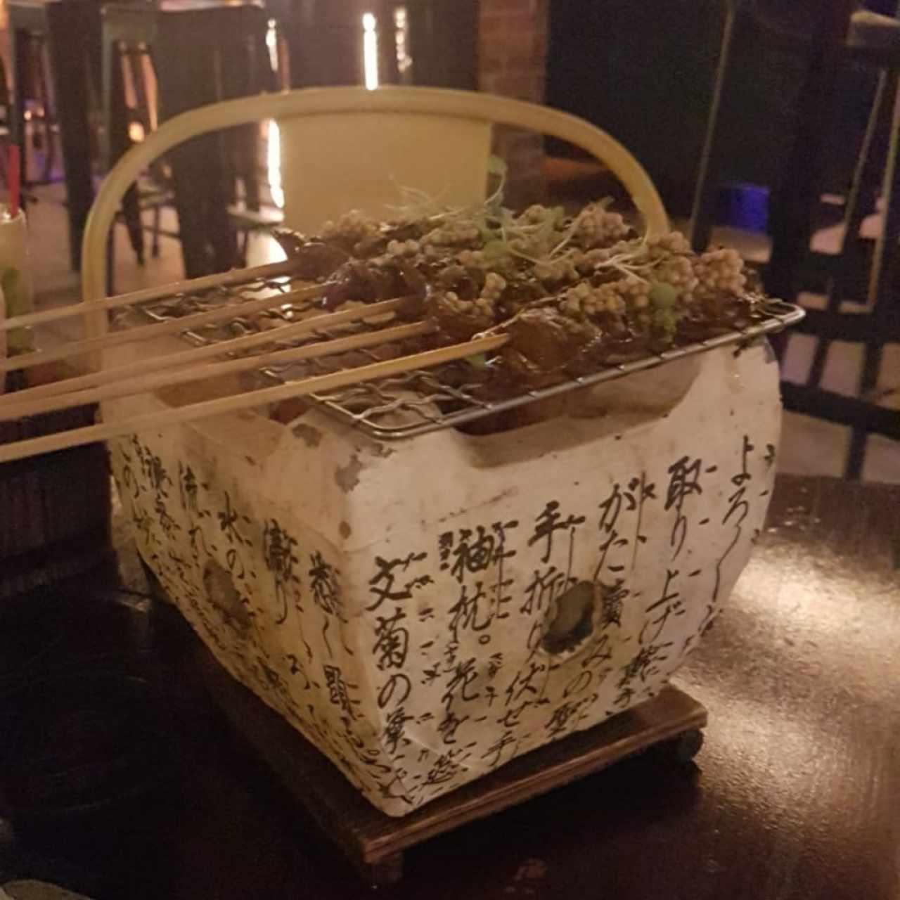 entraña en palito