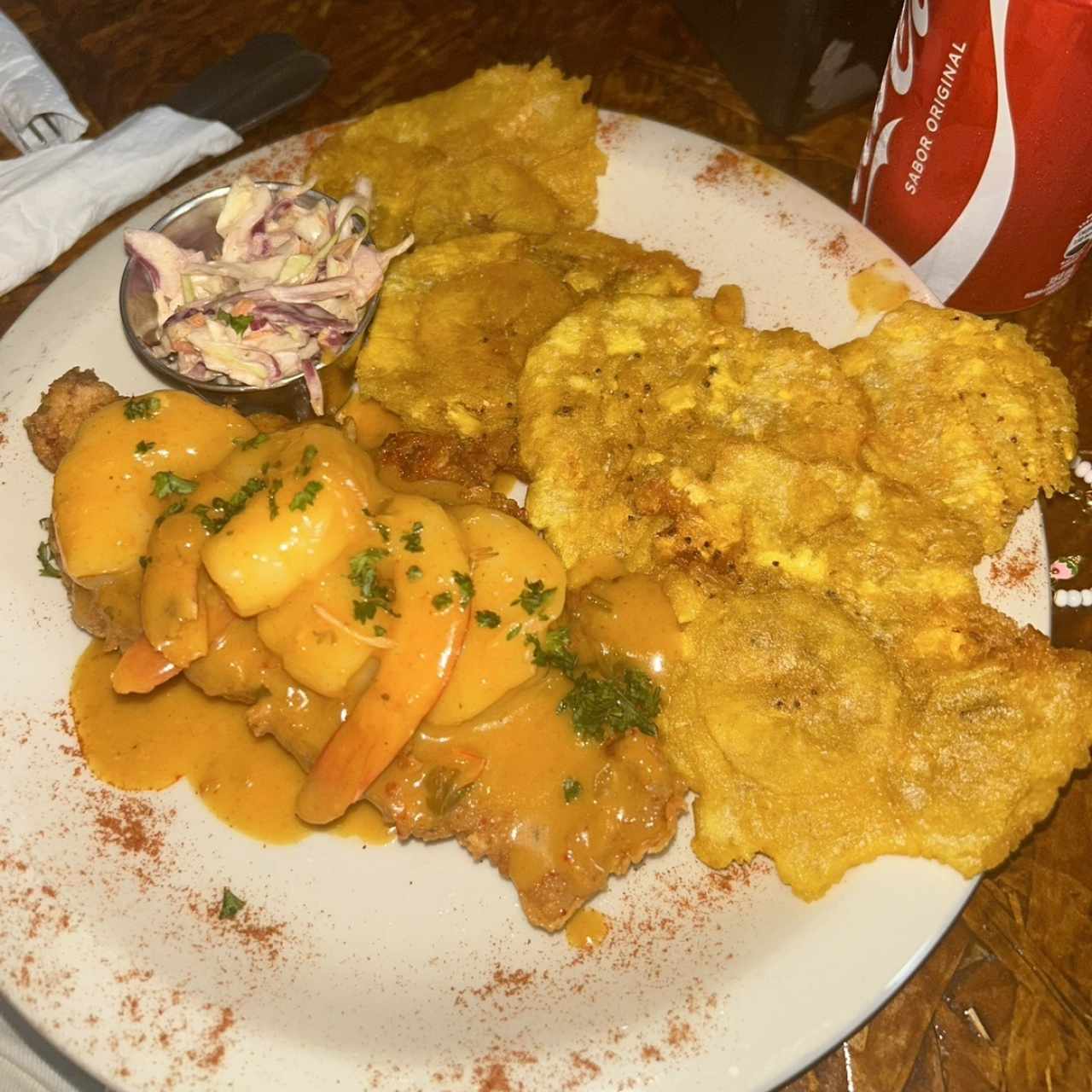 Filete de pescado a la reina