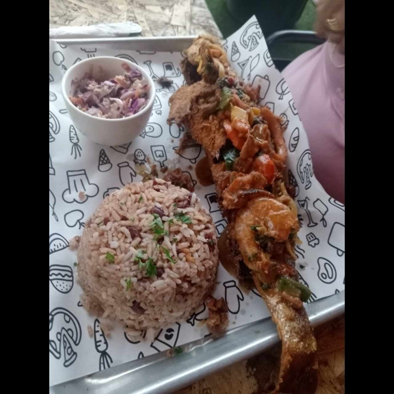 Pescado a lo macho 