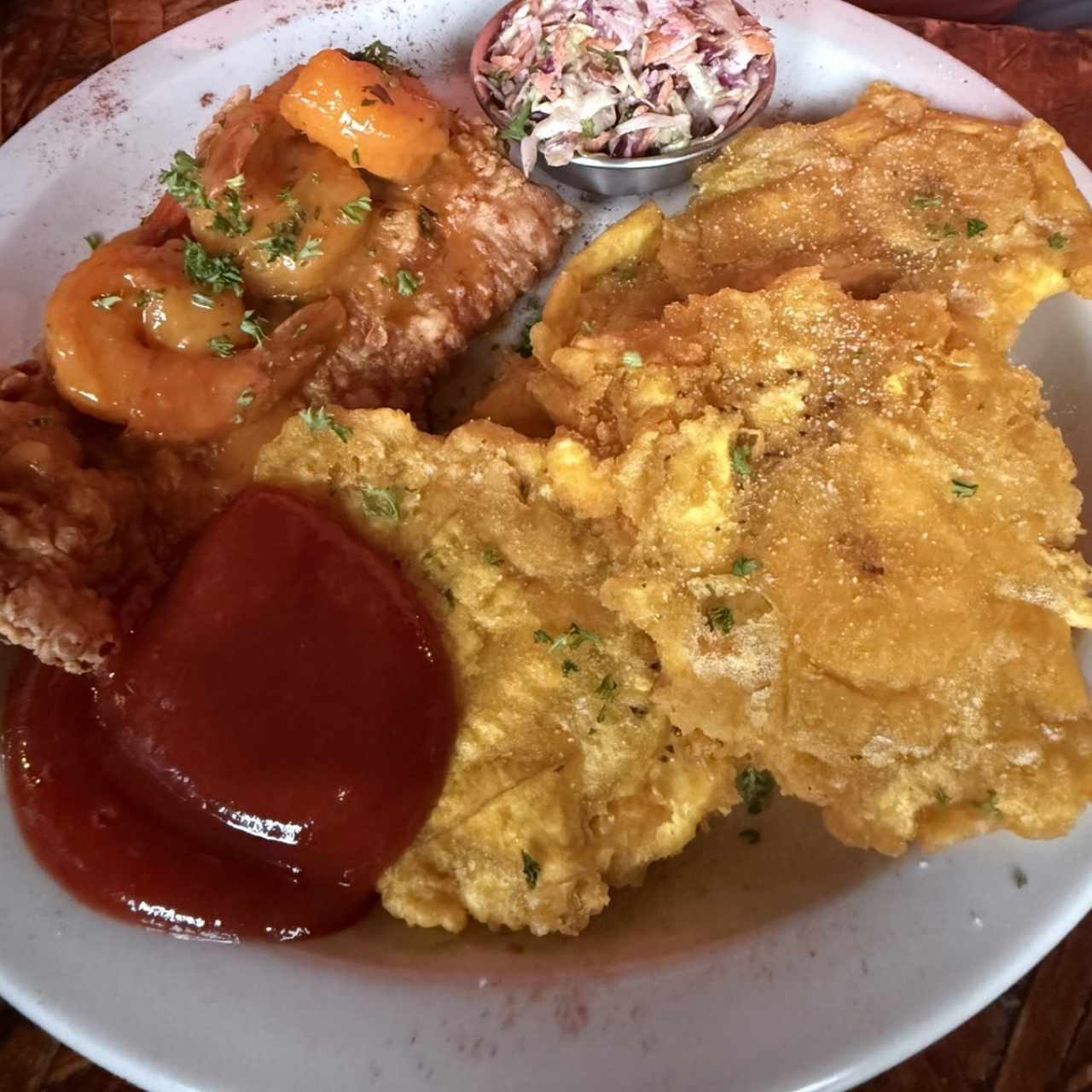 Filete de pescado a la reina 