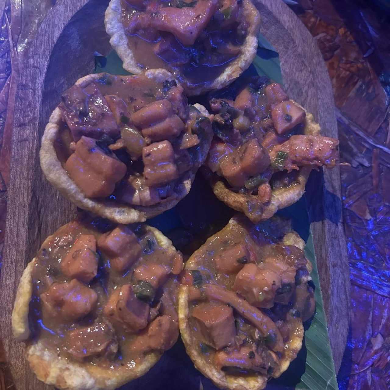 Patacones rellenos