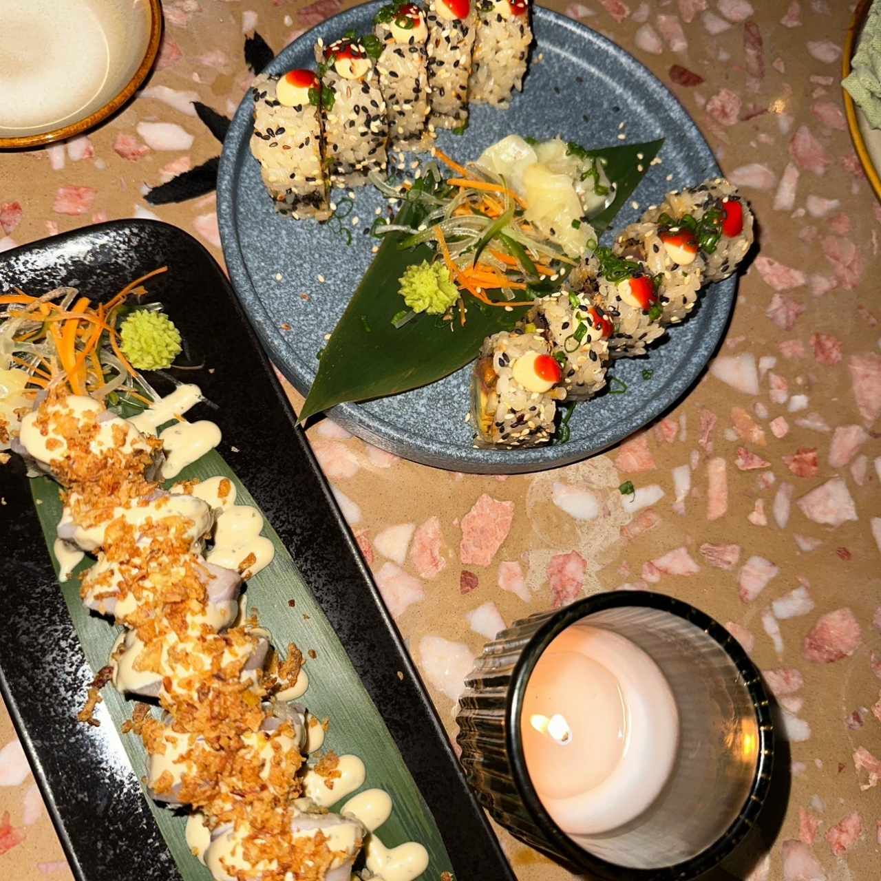 Spicy Tuna Roll & Acevichado Roll
