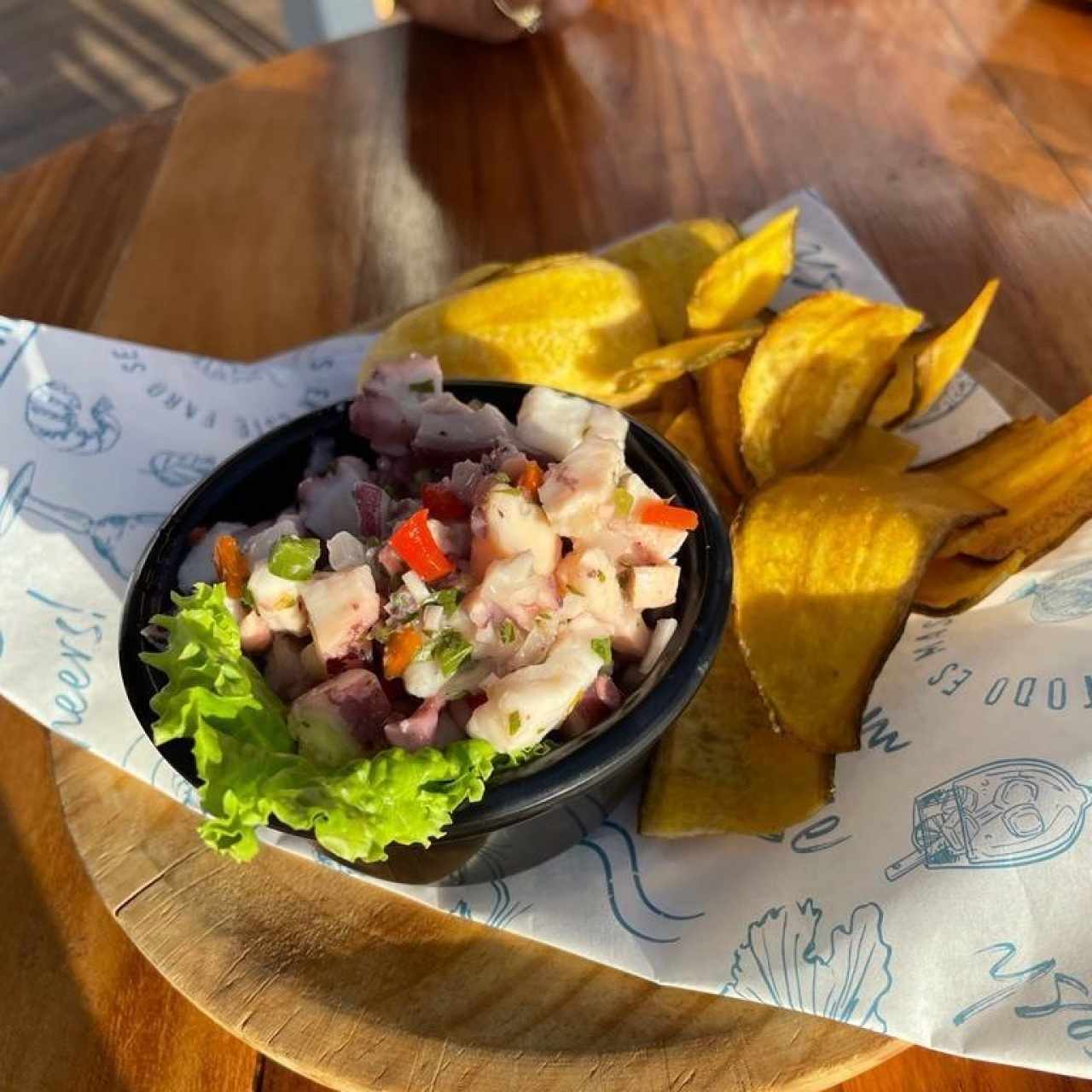 Ceviche Mixto Mediterráneo con Aceituna