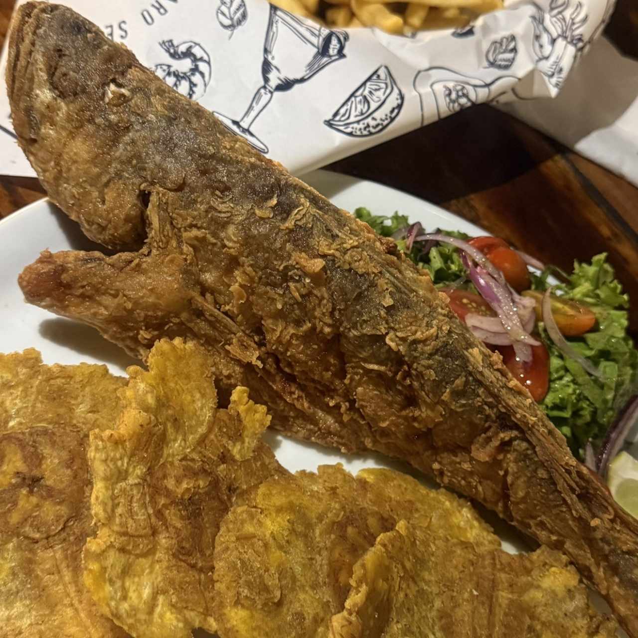 Corvina frita 