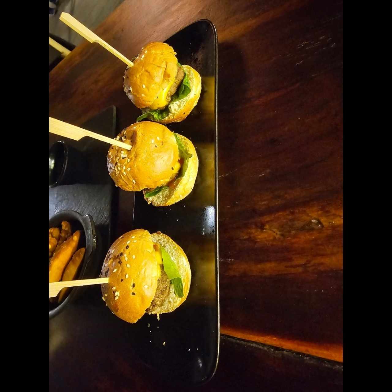 mini hamburguesas