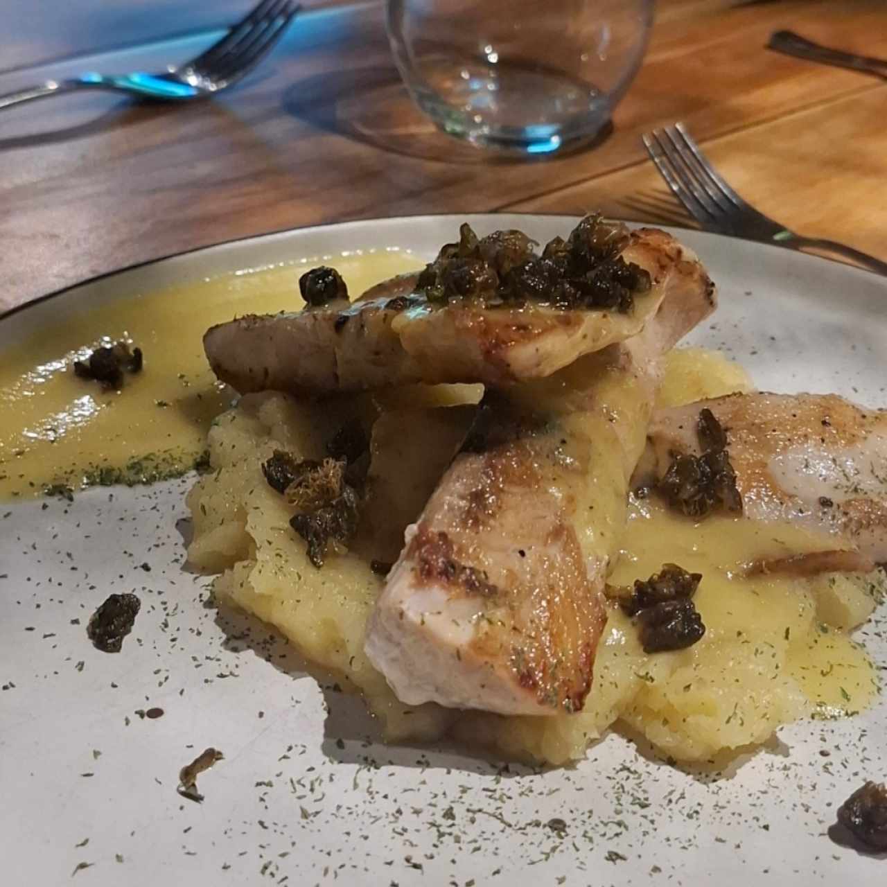 Pescado Blanco al Beurre Blanc