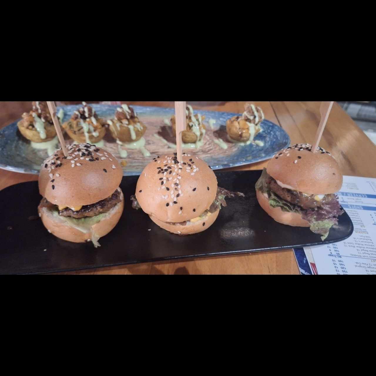 mini hamburguesas