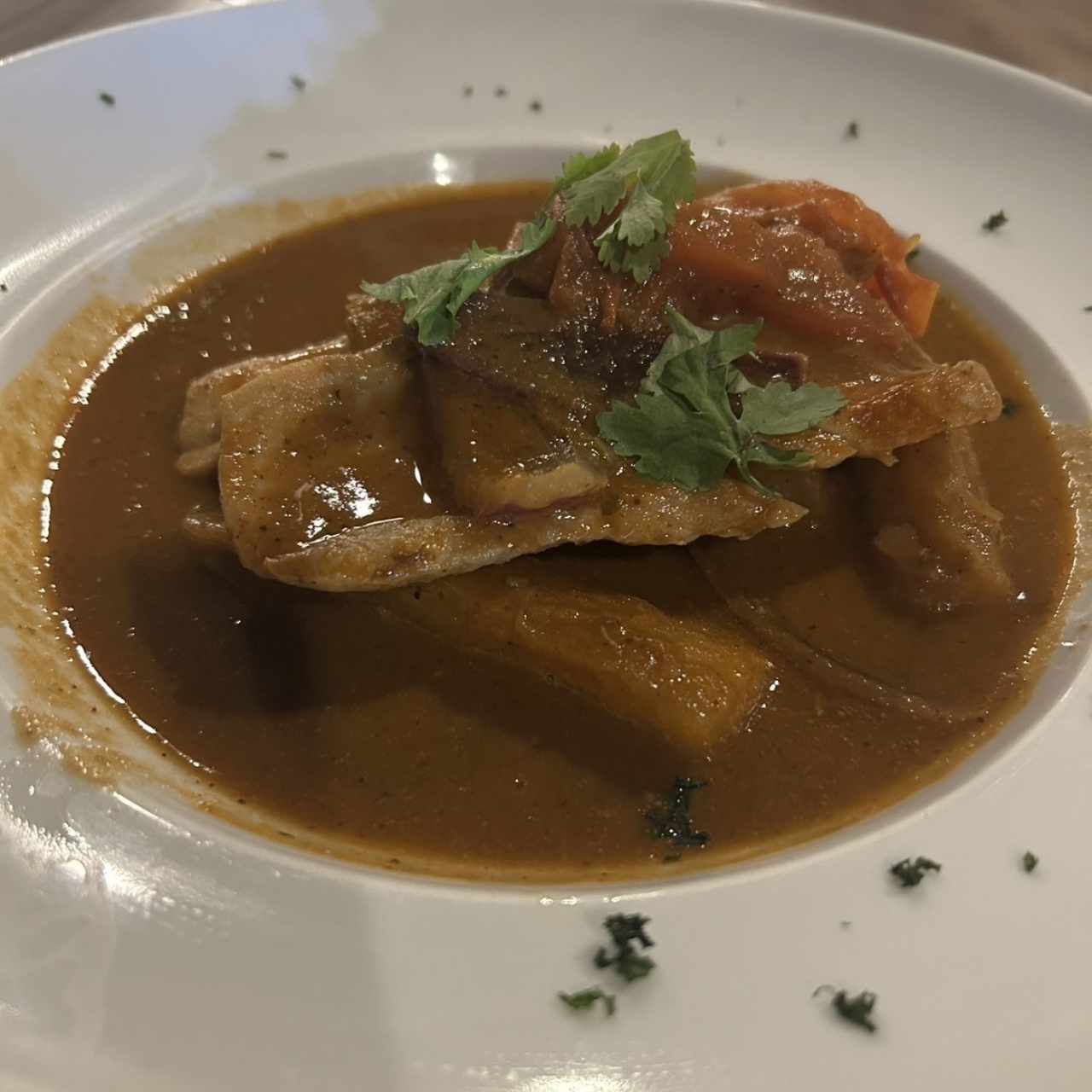 Filete de pescado al sudao