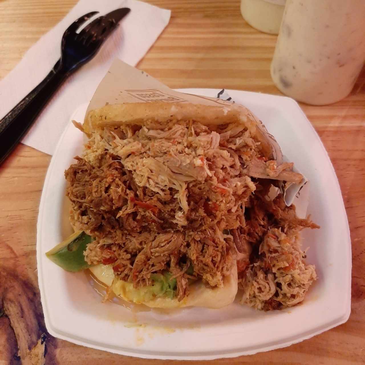 arepa de pollo
