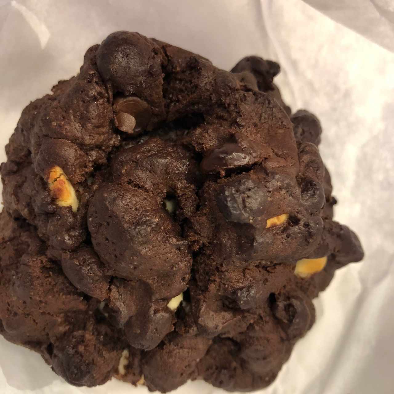 Gañleta de tres chocolates