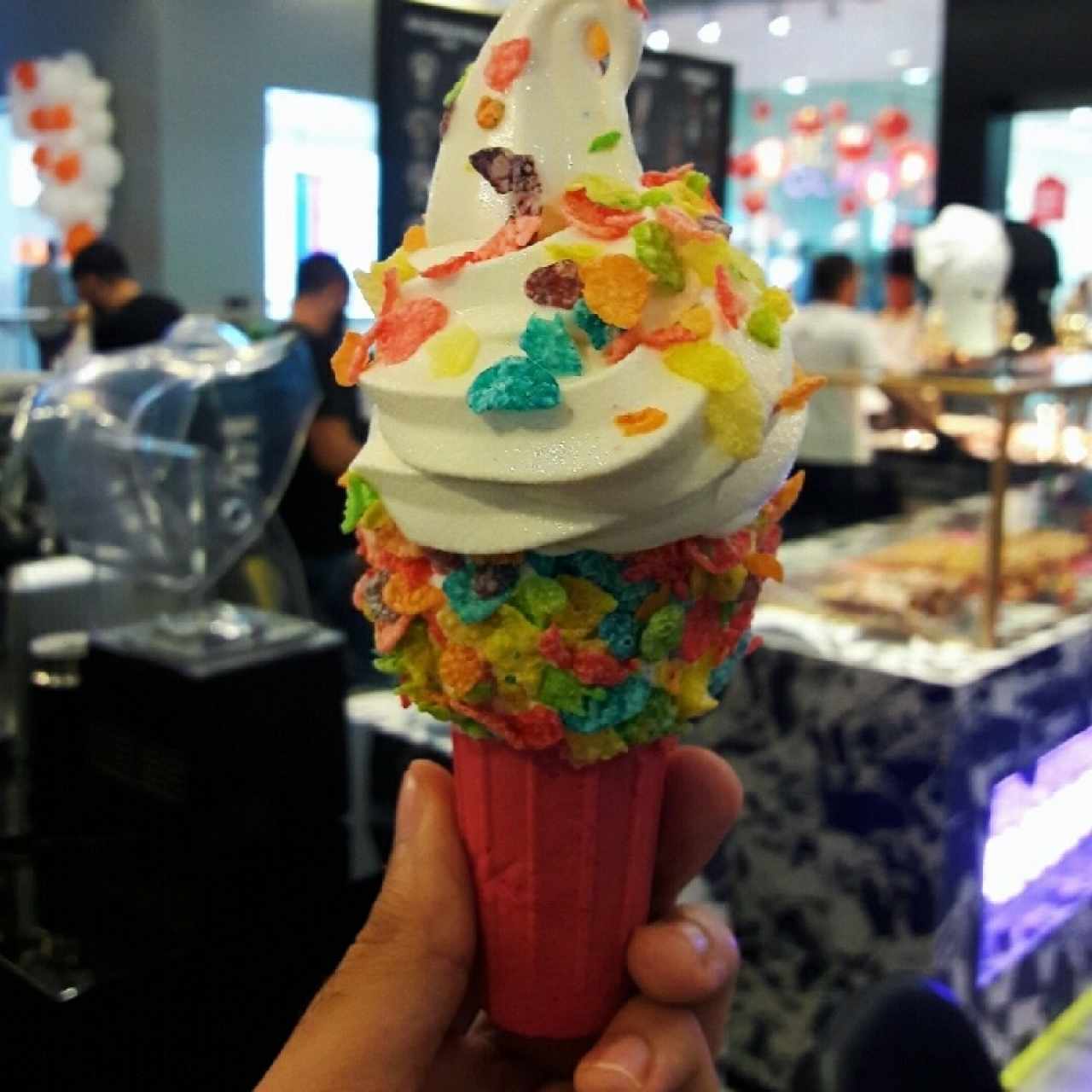 Infused ice cream
