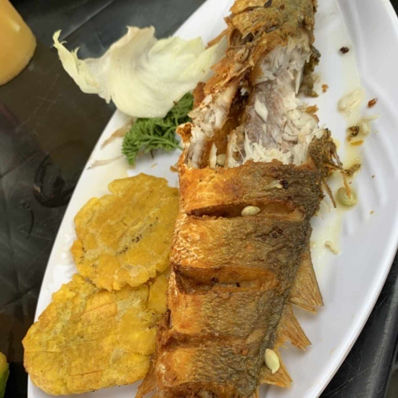 Mariscos - Corvina Frita