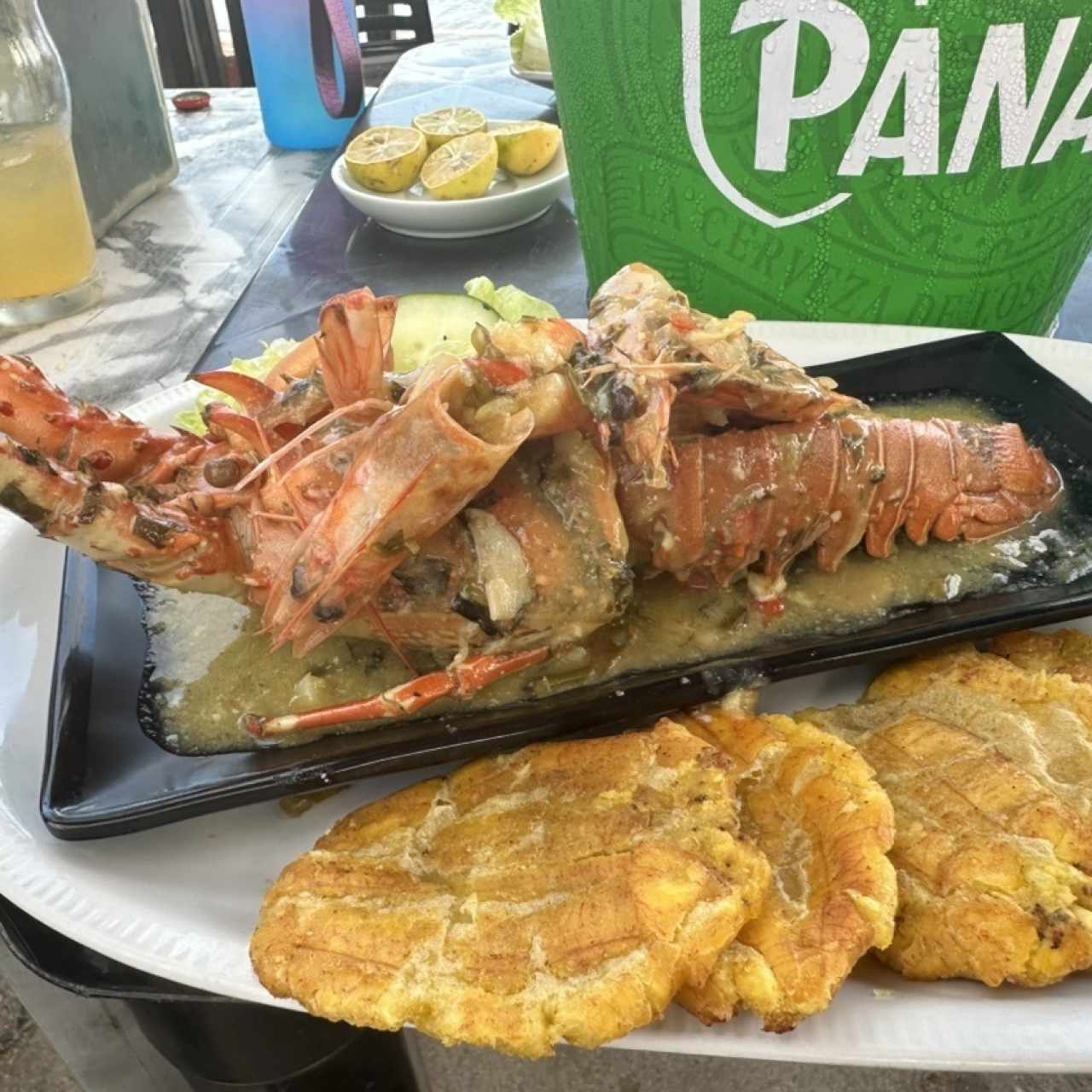 Lamgosta al ajillo