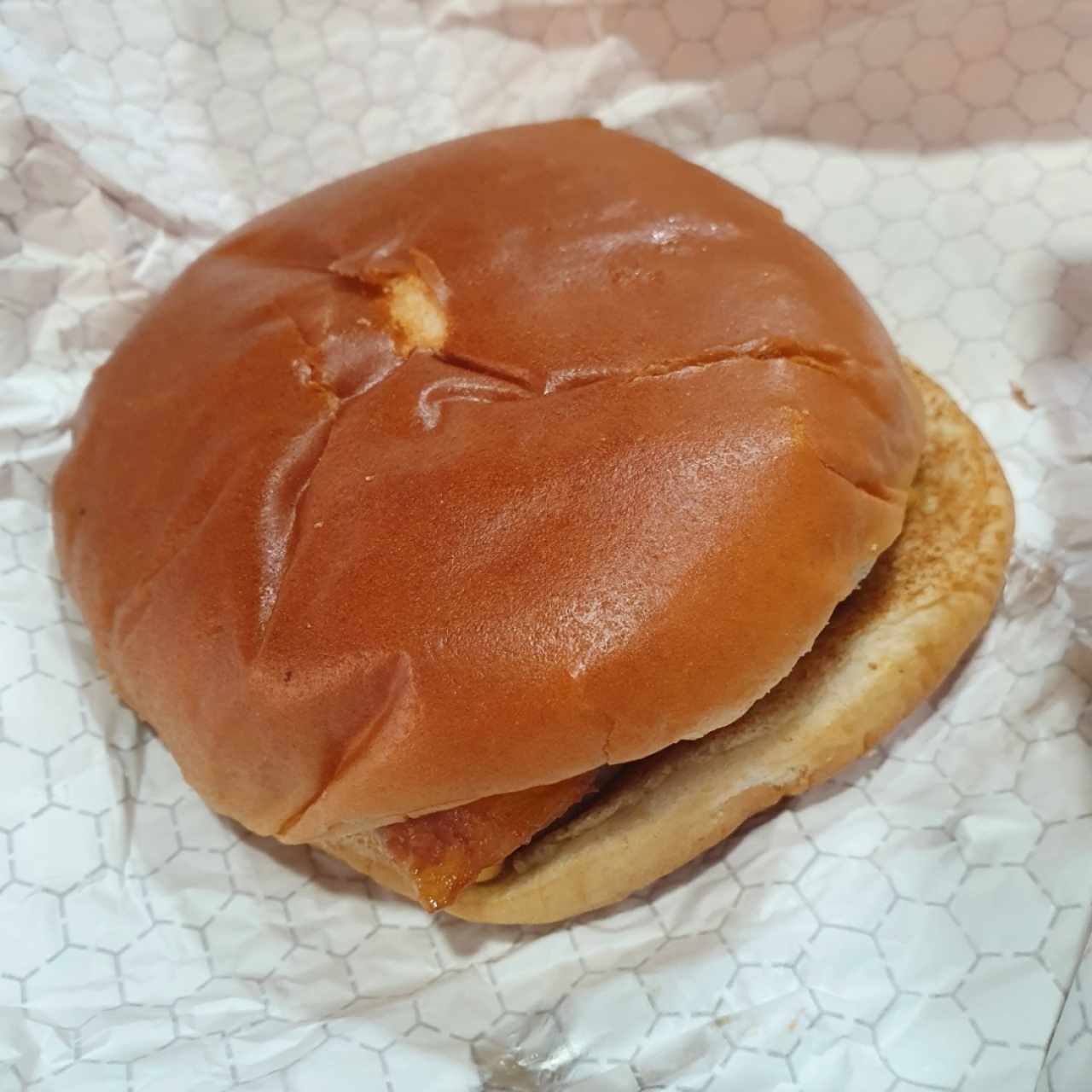 hamburguesa  con bacon