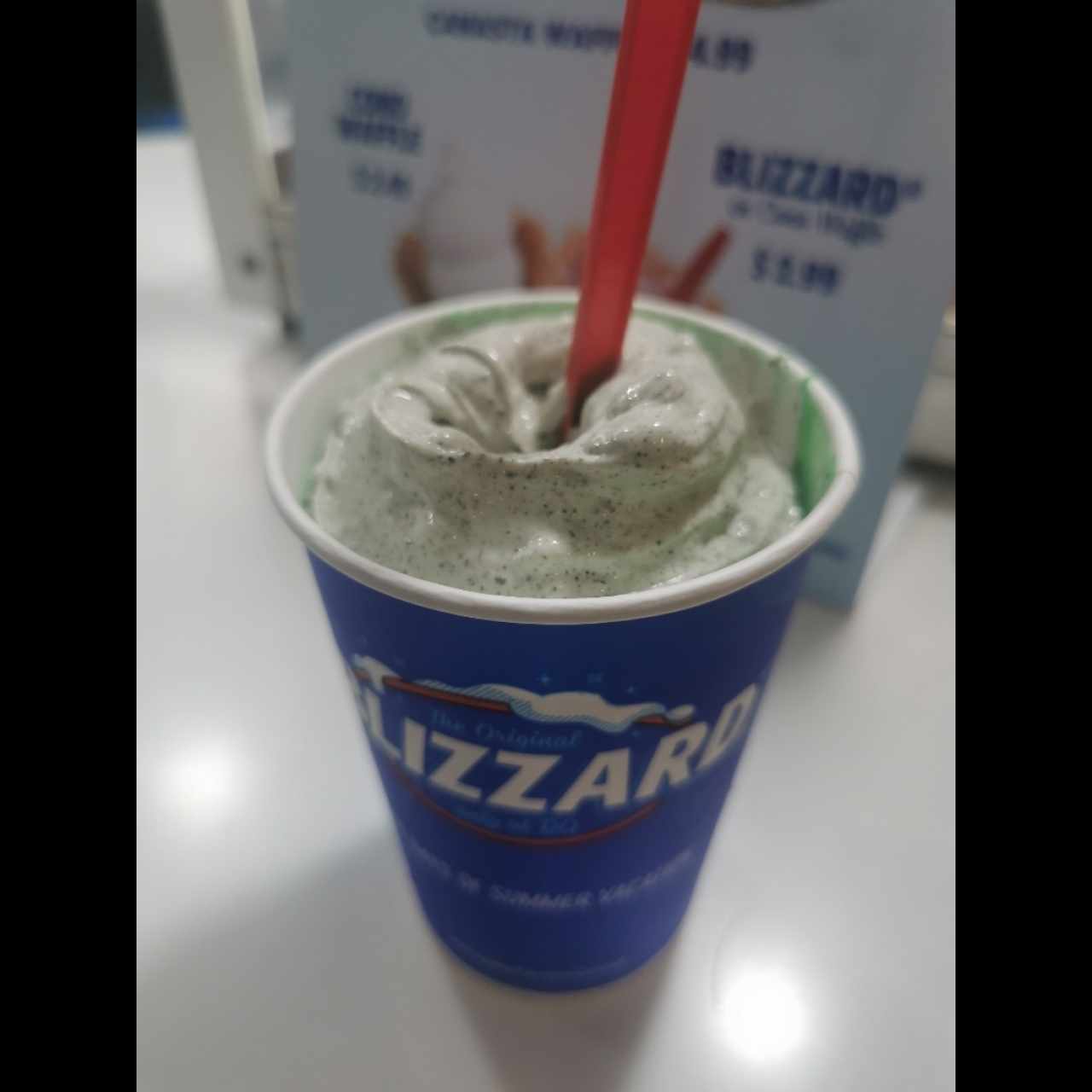Blizzard de menta oreo