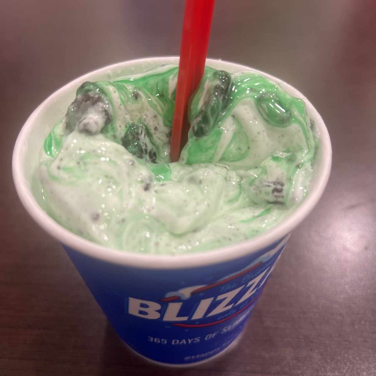 Blizzard menta y óreo