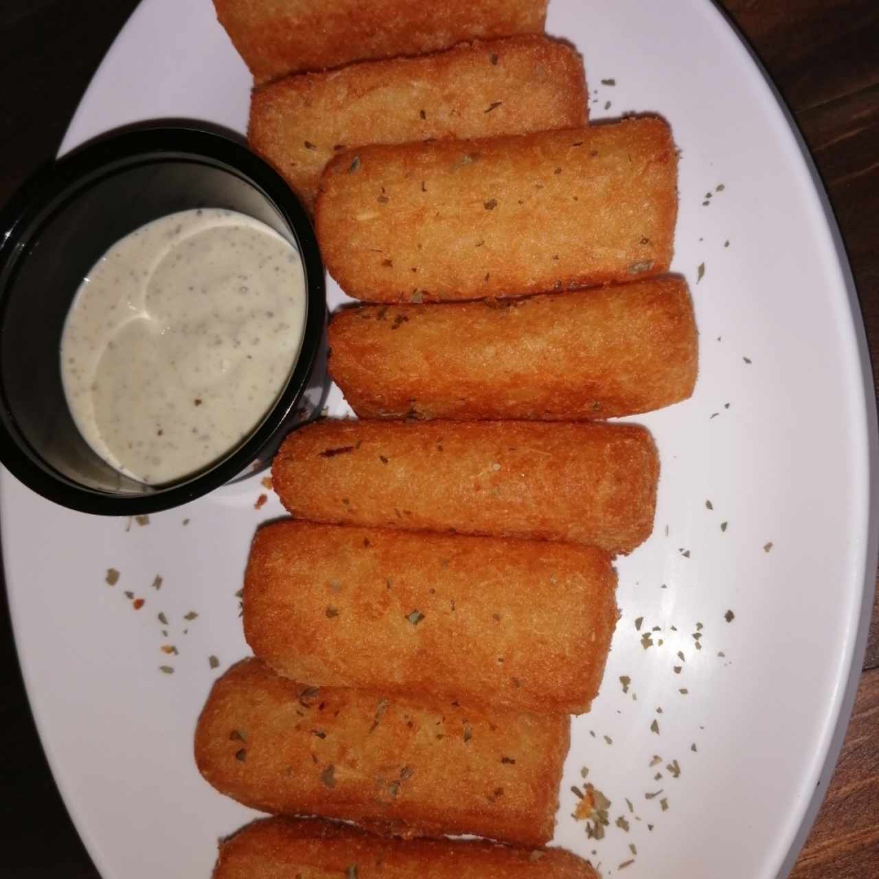 Guarnición de Yuca frita. 