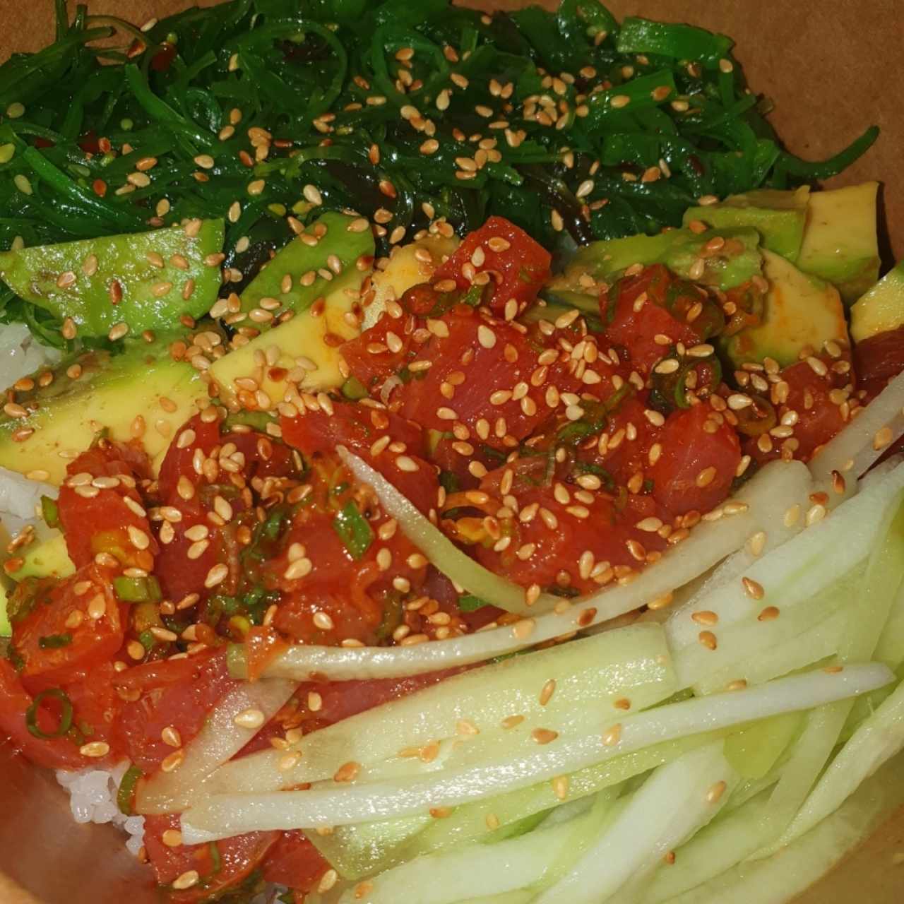Poke menú - Ahi Ono