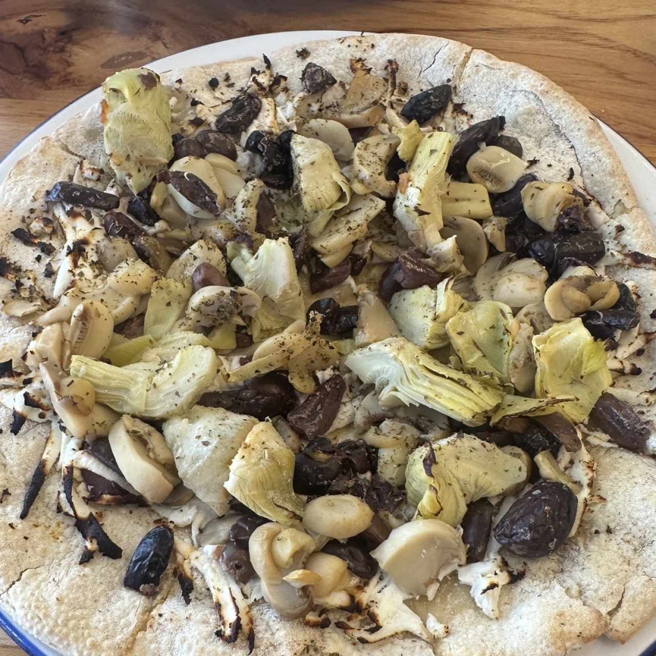 Pizza de espárragos 
