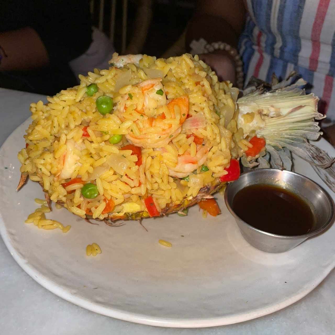 ARROZ DE CAMARONES Y AZAFRAN