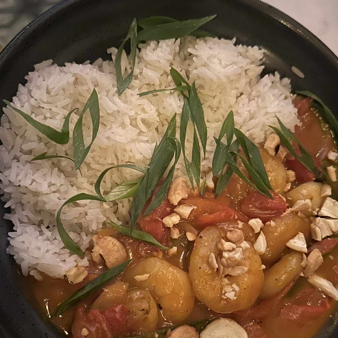 CURRY TAILANDES DE CAMARONES