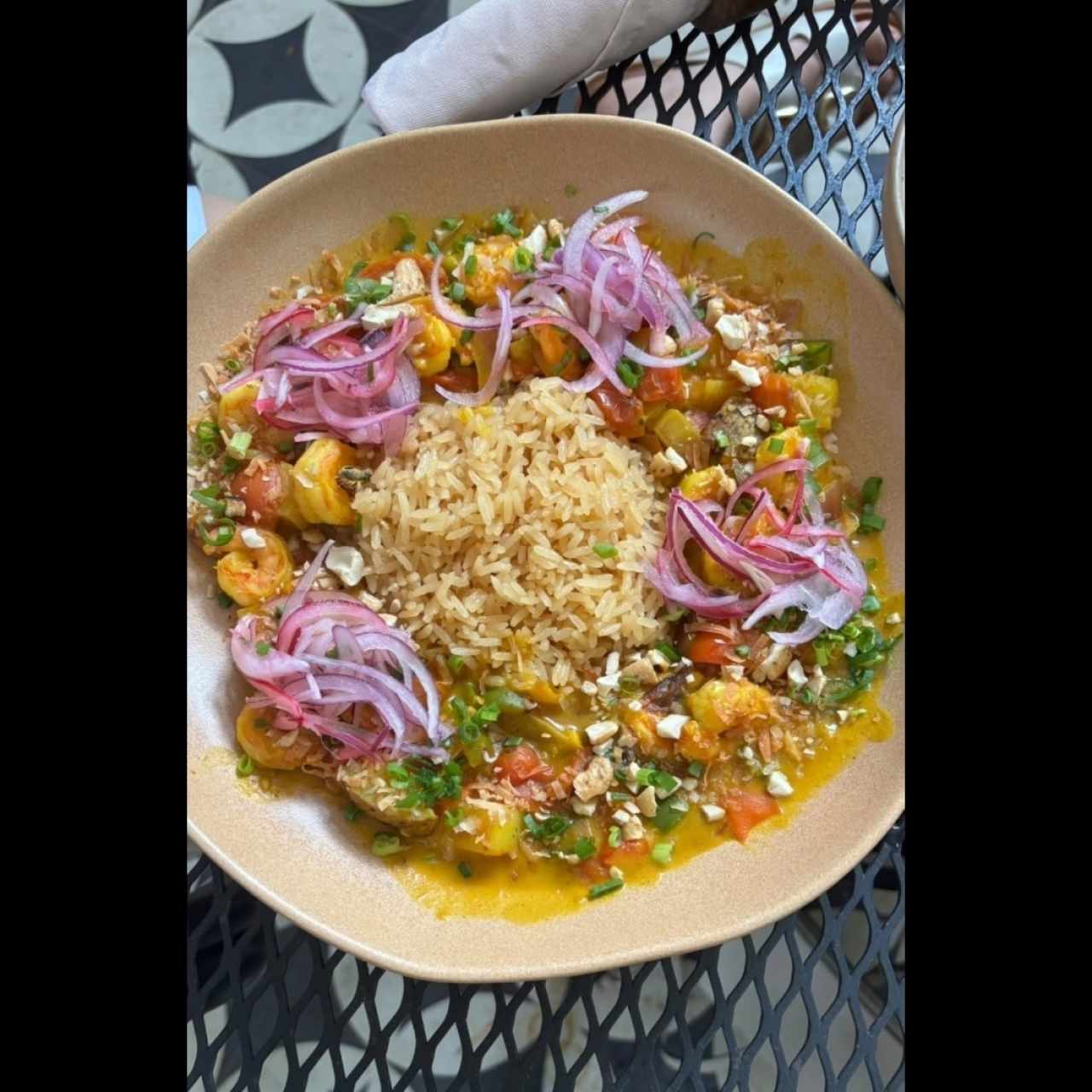 CURRY TAILANDES DE CAMARONES