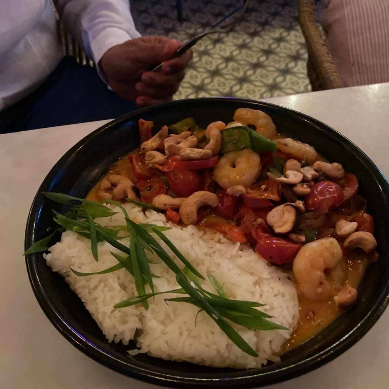 CURRY TAILANDES DE CAMARONES