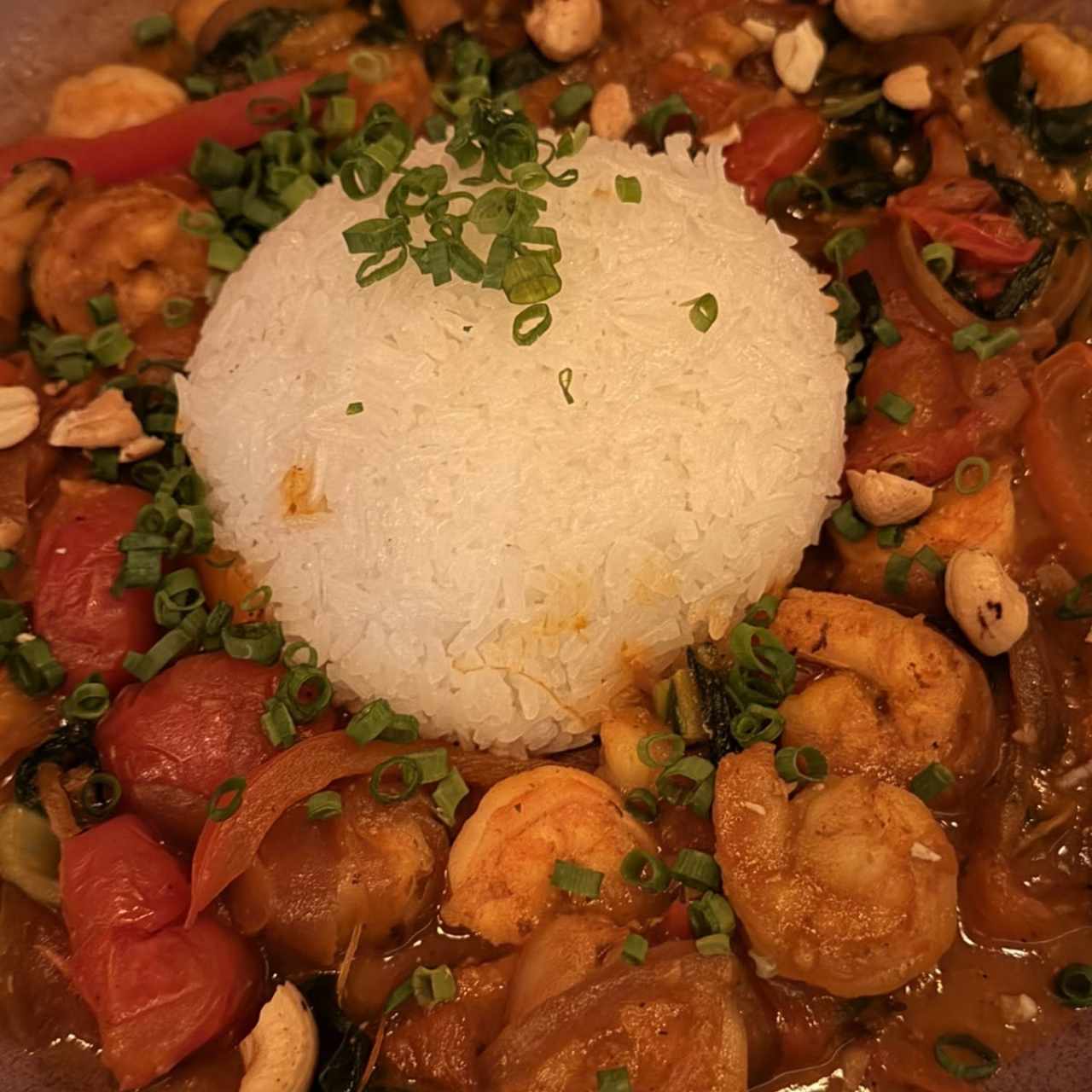 CURRY TAILANDES DE CAMARONES