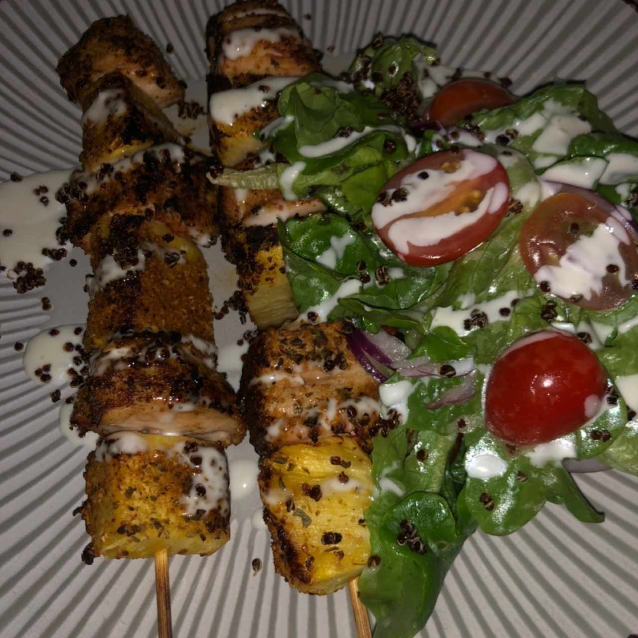 Platos Grandes - BROCHETAS DE POLLO