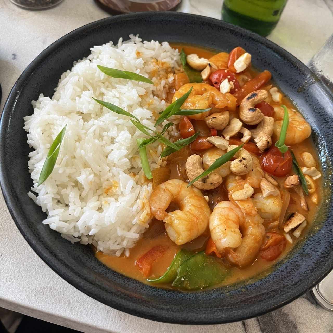 CURRY TAILANDES DE CAMARONES