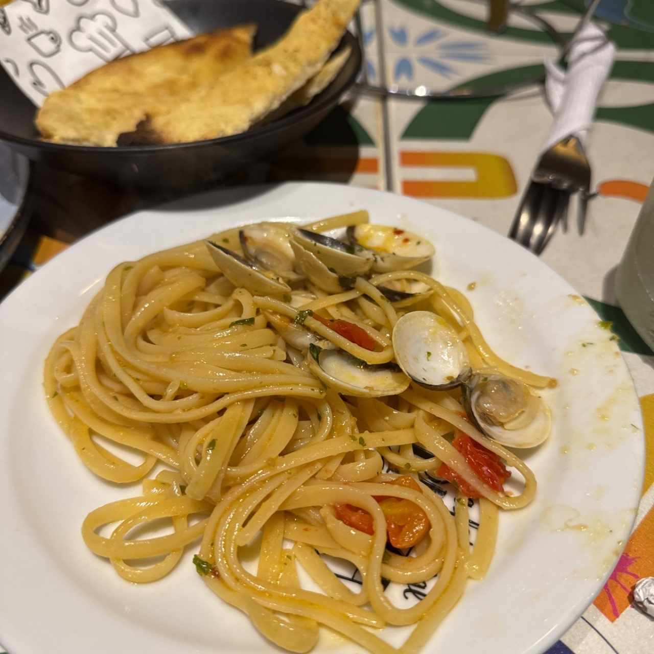 Linguine con Vongole