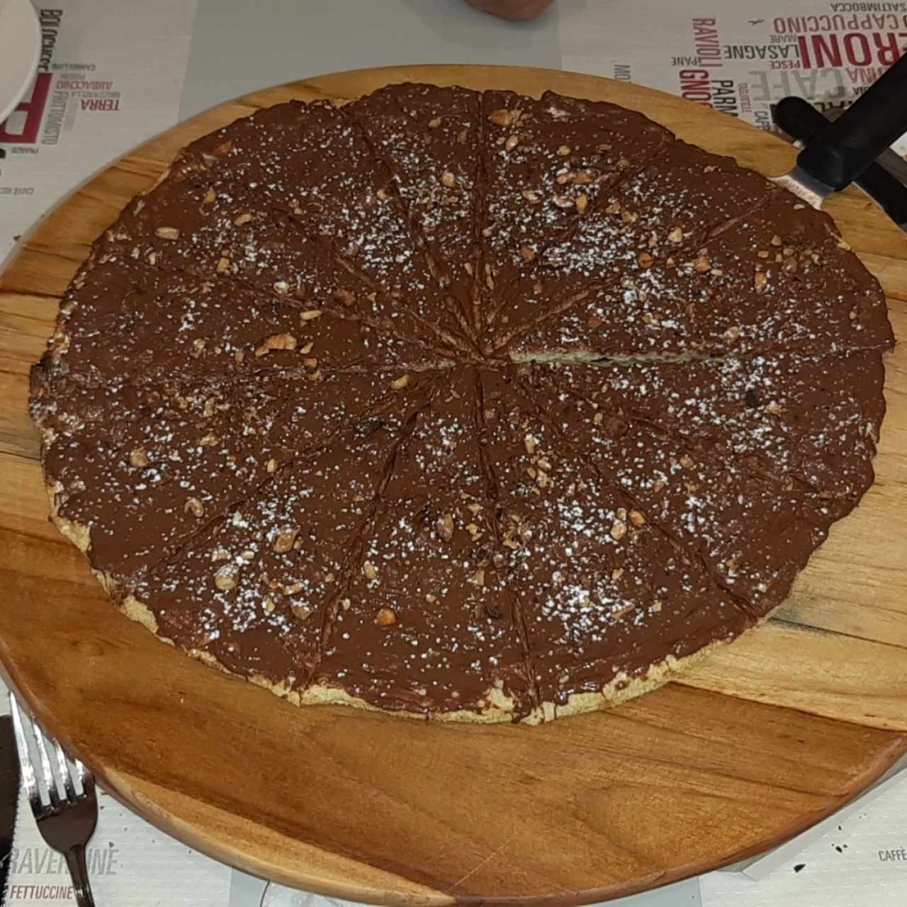 Pizza de Nutella