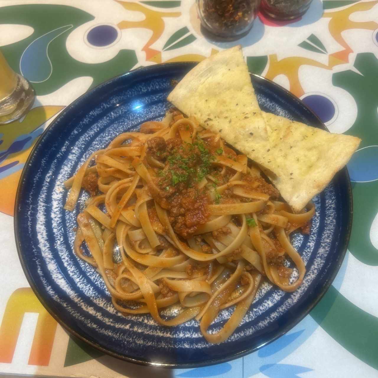 Fetuccini boloñesa