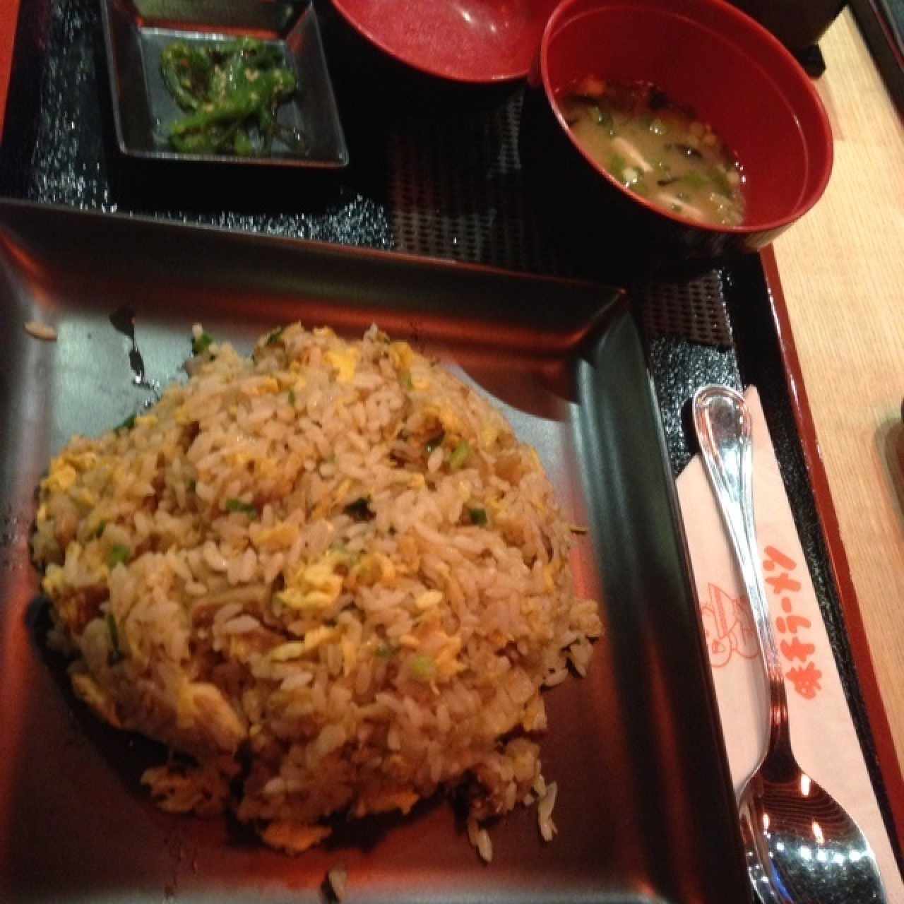 Chahan con miso
