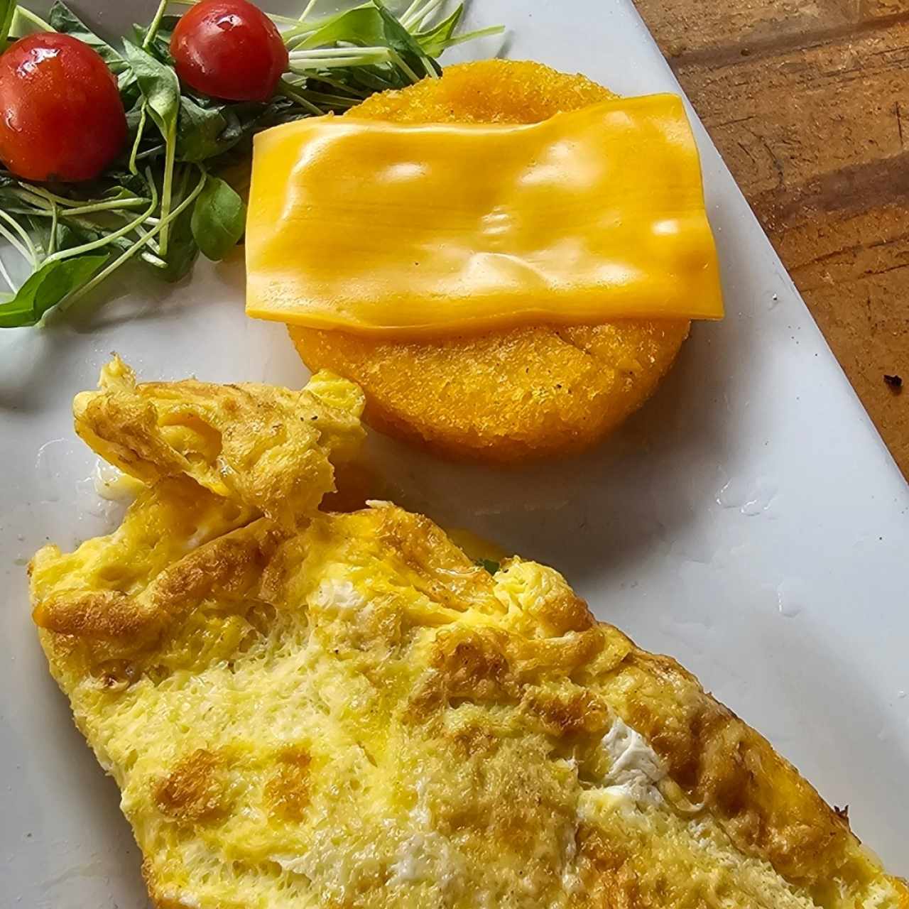 Omelette con tortilla