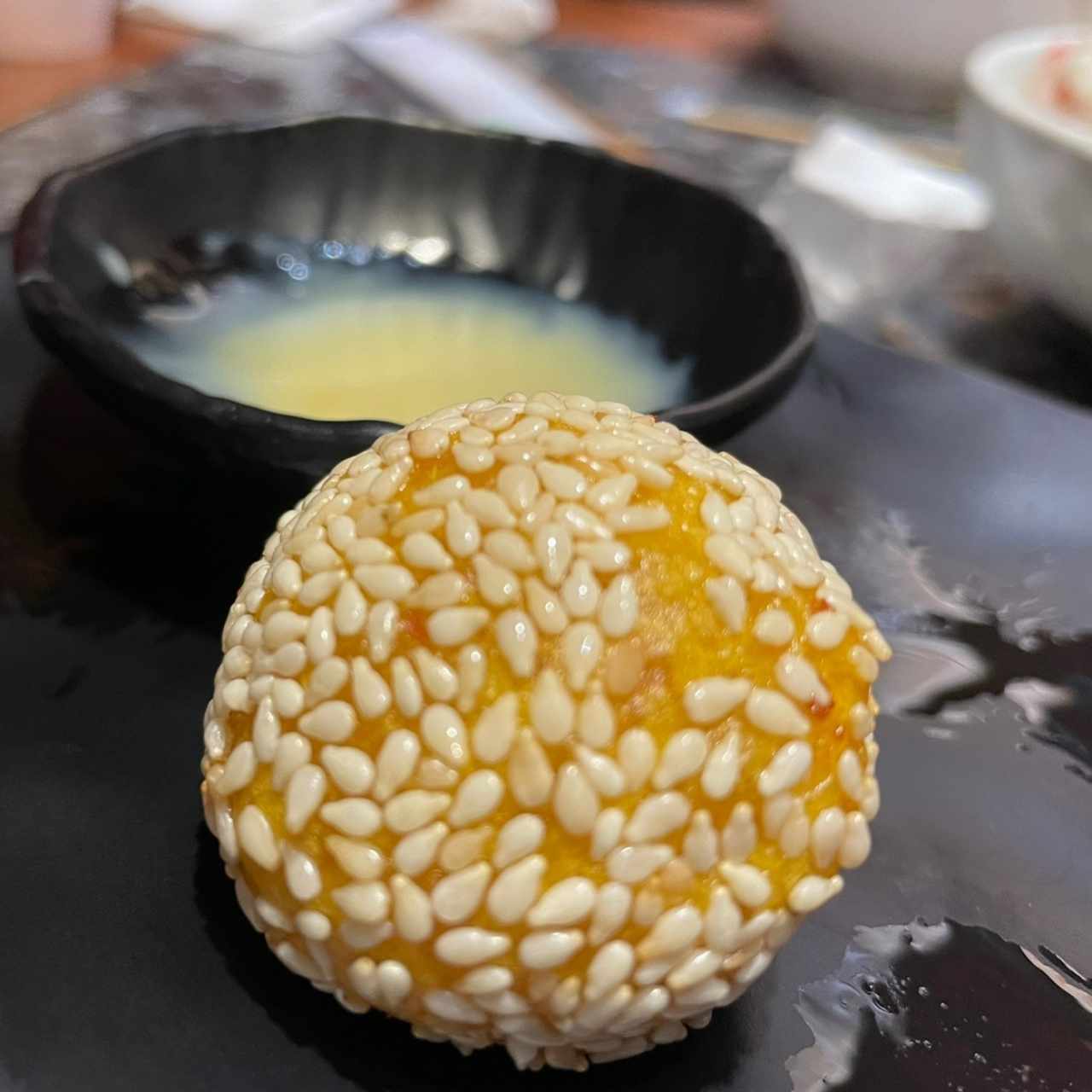 Bolita de Calabaza Frito con Queso